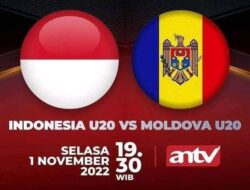 Pertandingan Timnas Indonesia U-20 vs Moldova Resmi Disiarkan Secara Langsung di ANTV