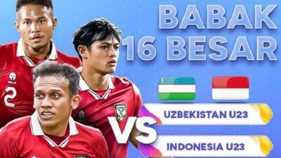 Timnas Indonesia vs Uzbekistan di Babak 16 Besar